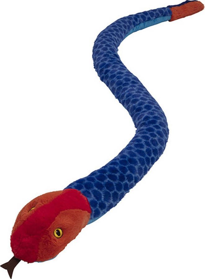 Nature planet Pluche dieren knuffels Blauwe koraal slang van 150 cm Knuffeldieren slangen speelgoed