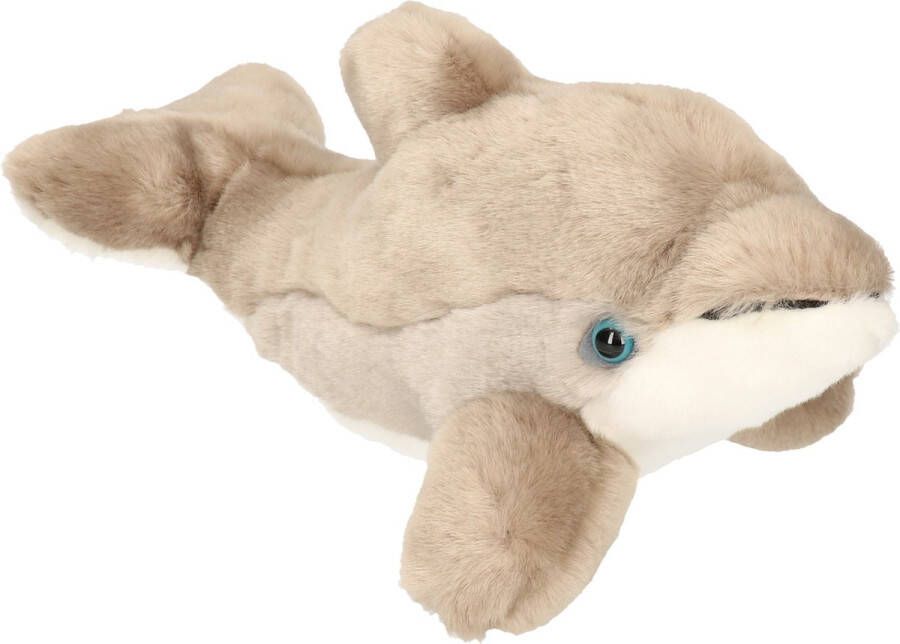 Nature planet Pluche dieren knuffels Dolfijn van 30 cm Knuffeldieren speelgoed