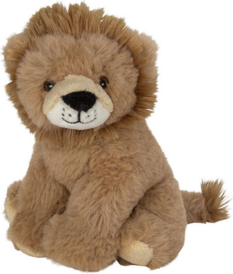 Nature planet Pluche dieren knuffels Leeuw van 16 cm Knuffeldieren speelgoed