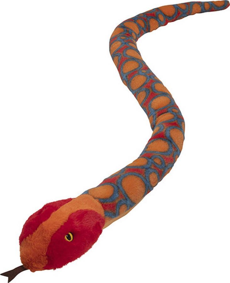 Nature planet Pluche dieren knuffels regenboog Boa slang van 150 cm Knuffeldieren slangen speelgoed
