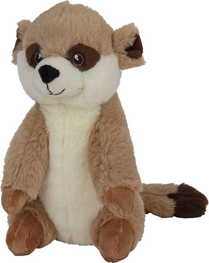 Nature planet Pluche dieren knuffels Stokstaartje van 22 cm Knuffeldieren speelgoed