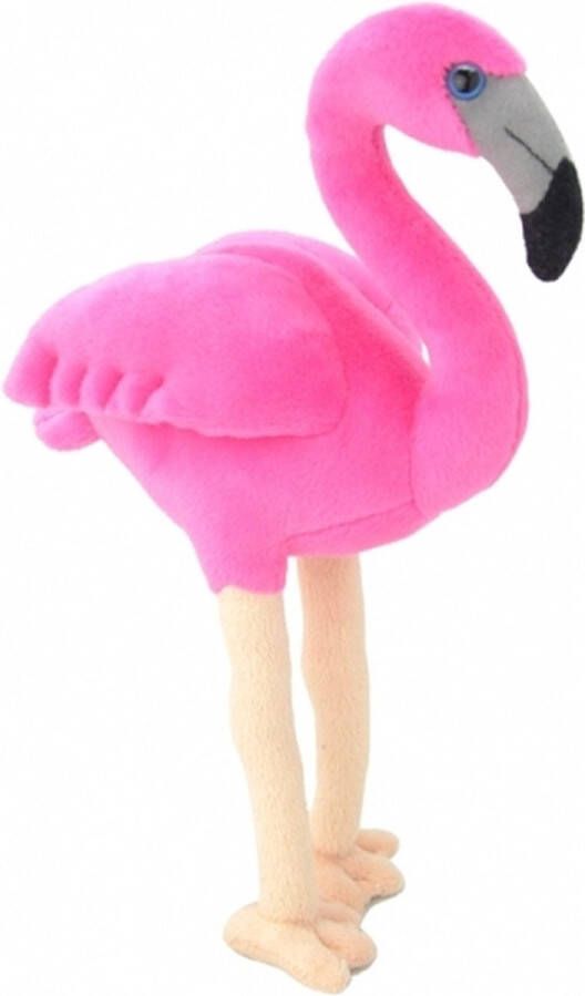 Nature planet Pluche flamingo knuffel dier 31 cm Tropische vogels