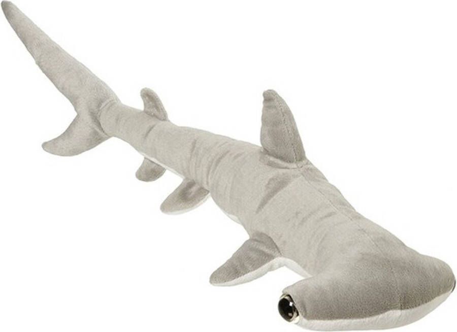 Nature planet Pluche grijze hamerhaai knuffel 60 cm Hamerhaaien zeedieren knuffels Speelgoed voor kinderen