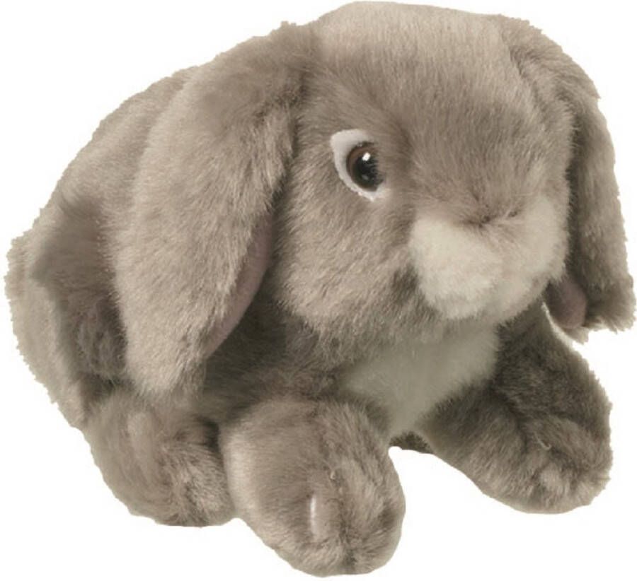 Nature planet Pluche kleine Grijs konijn knuffel van 13 cm Dieren speelgoed knuffels cadeau Knuffeldieren