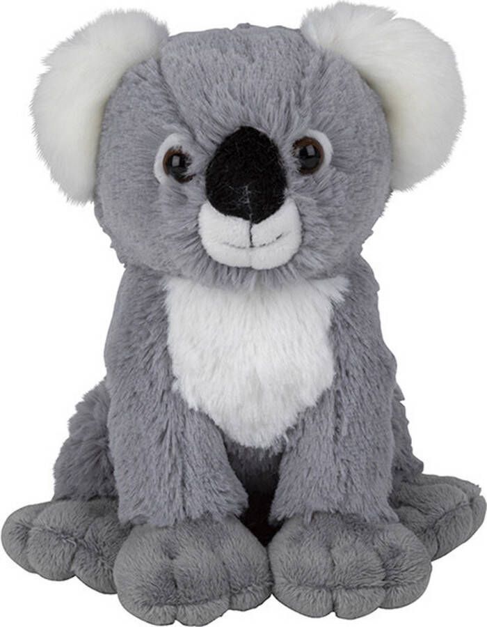 Nature planet Pluche knuffel koala van 19 cm Speelgoed knuffeldieren koala Ophangen met klitteband handjes