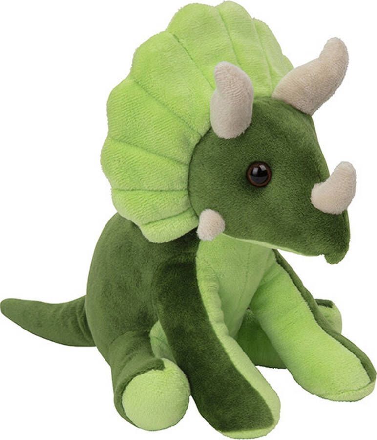 Nature planet Pluche knuffel dinosaurus Triceratops van 20 cm Knuffeldieren speelgoed