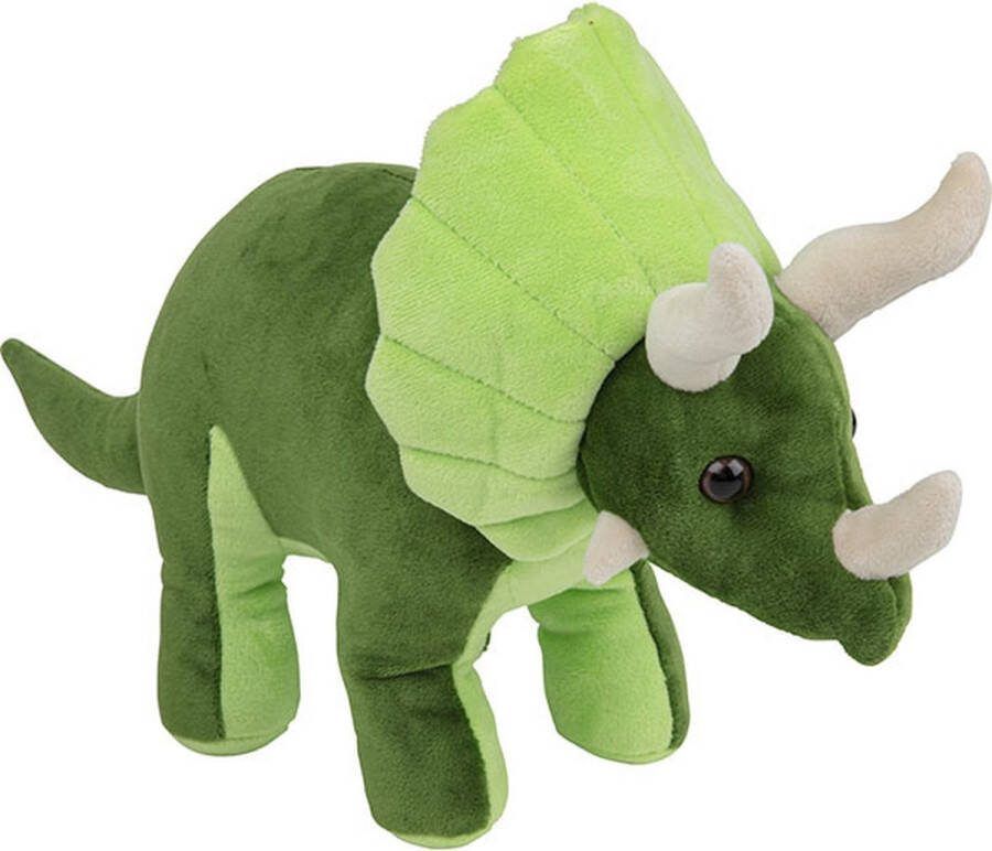 Nature planet Pluche knuffel dinosaurus Triceratops van 20 cm Knuffeldieren speelgoed
