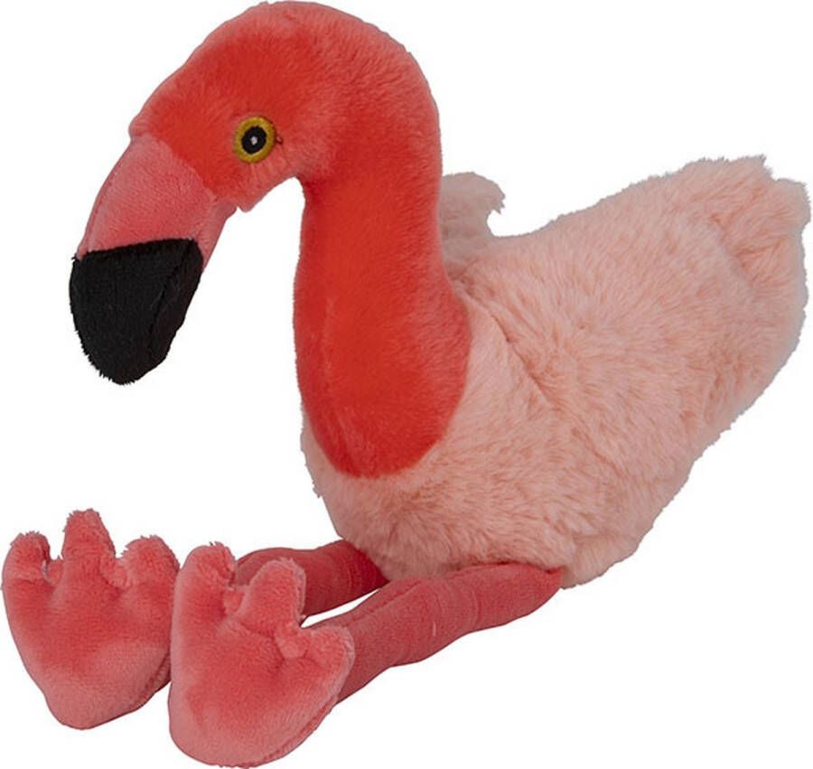 Nature planet Pluche knuffel flamingo vogel van 32 cm Speelgoed knuffeldieren