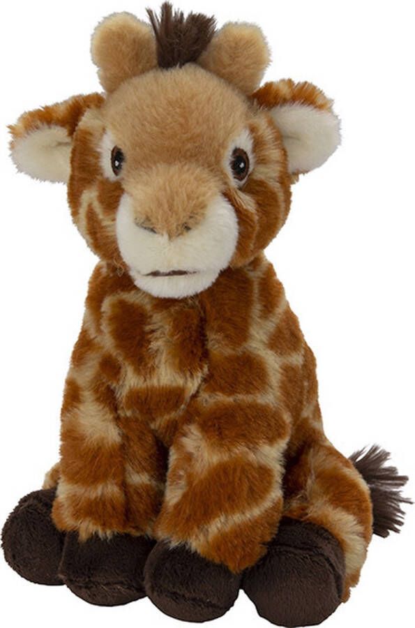 Nature planet Pluche knuffel giraffe van 17 cm Speelgoed knuffeldieren