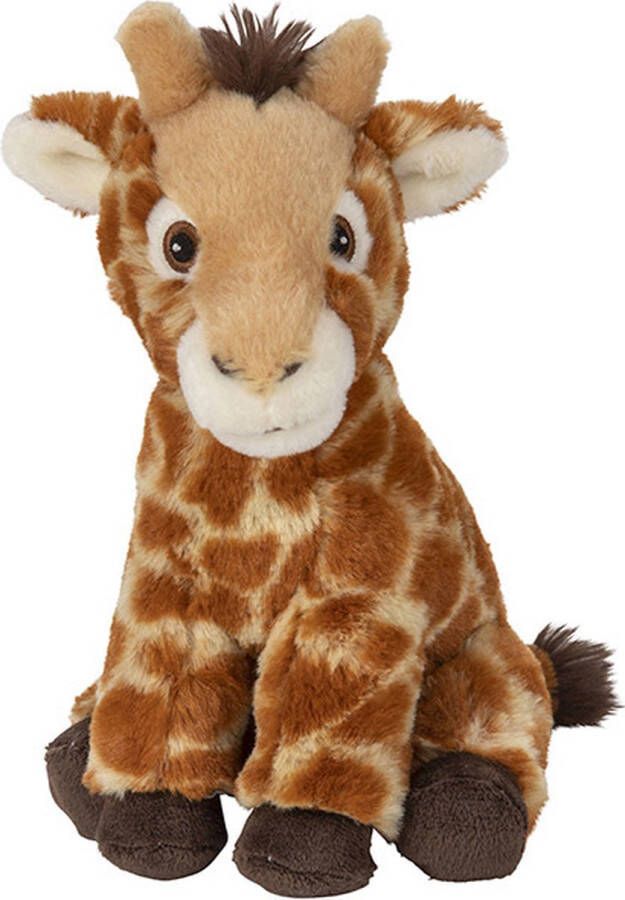 Nature planet Pluche knuffel giraffe van 19 cm Speelgoed knuffeldieren