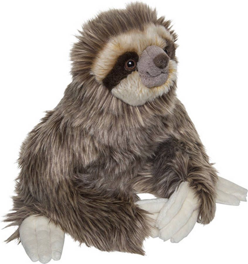 Nature planet Pluche Luiaard knuffeldier van 30 cm Speelgoed dieren knuffels cadeau voor kinderen