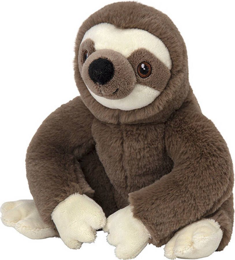 Nature planet Pluche knuffel luiaard van 21 cm Speelgoed knuffeldieren luiaards