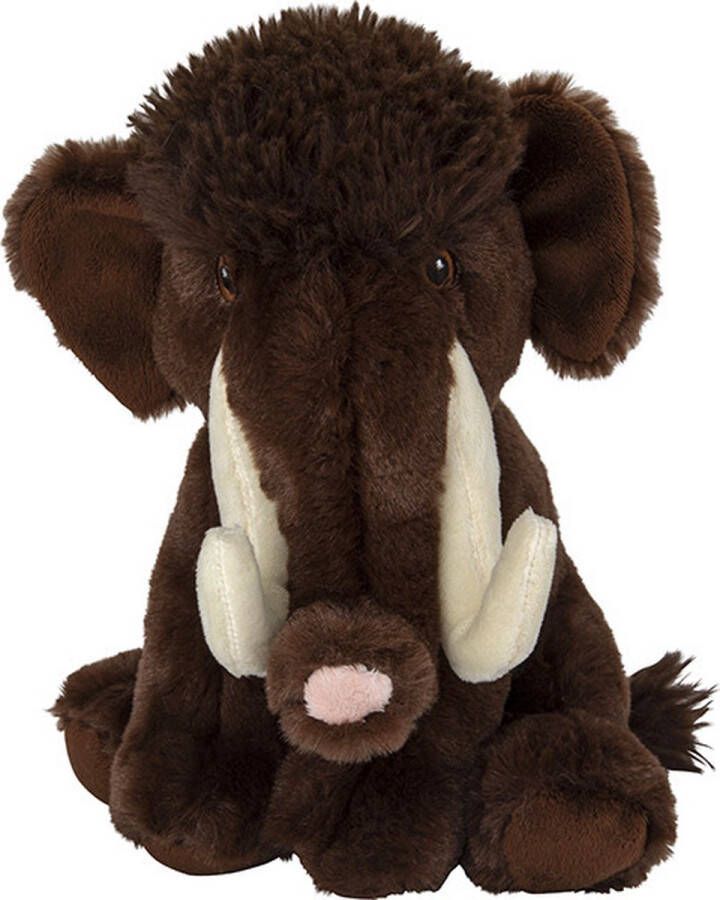 Nature planet Pluche knuffel mammoet van 22 cm Speelgoed knuffeldieren dino