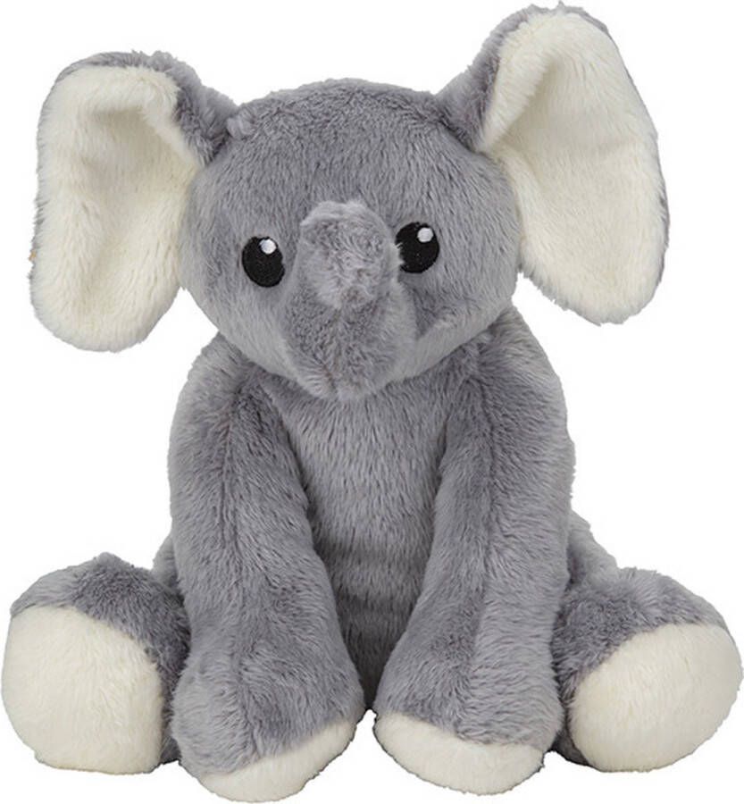 Nature planet Pluche knuffel olifant van 20 cm Speelgoed knuffeldieren olifanten