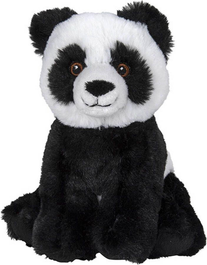 Nature planet Pluche knuffel panda beer van 16 cm Speelgoed knuffeldieren