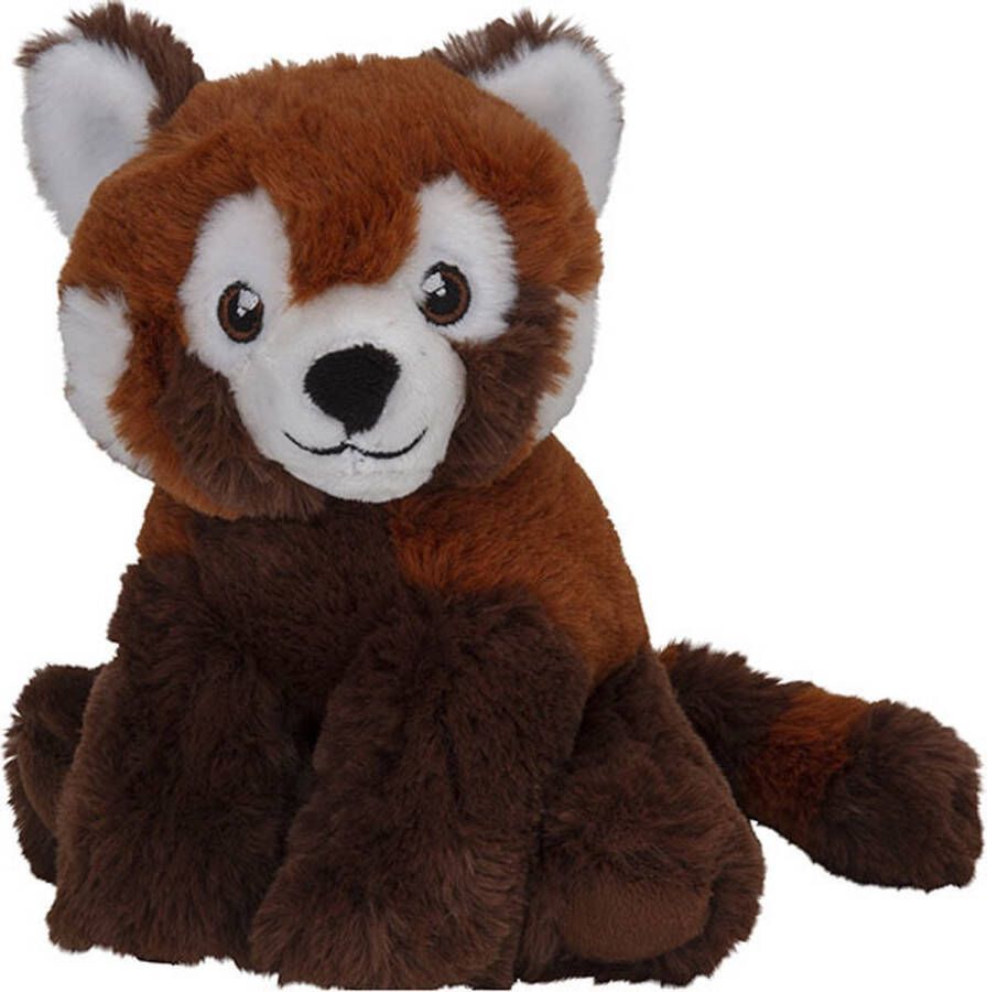 Nature planet Pluche knuffel rode panda beer van 16 cm Speelgoed knuffeldieren