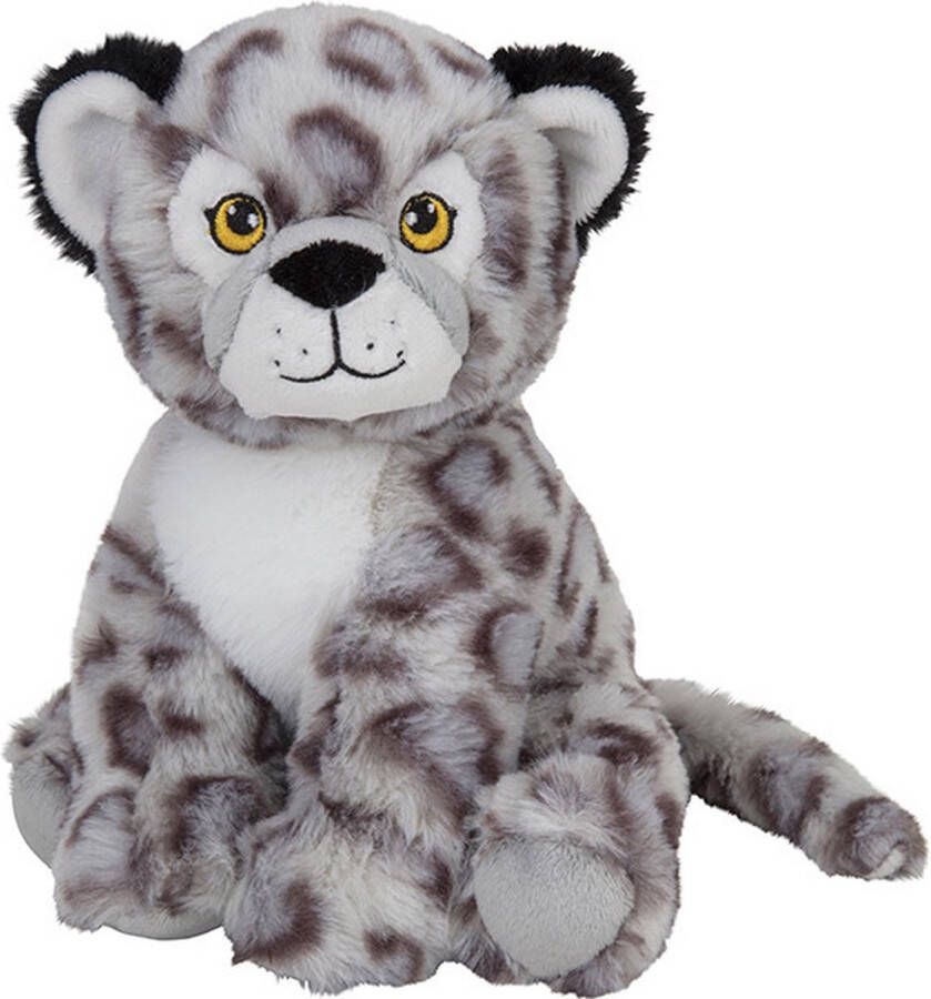 Nature planet Pluche knuffel sneeuw luipaard van 19 cm Speelgoed knuffeldieren