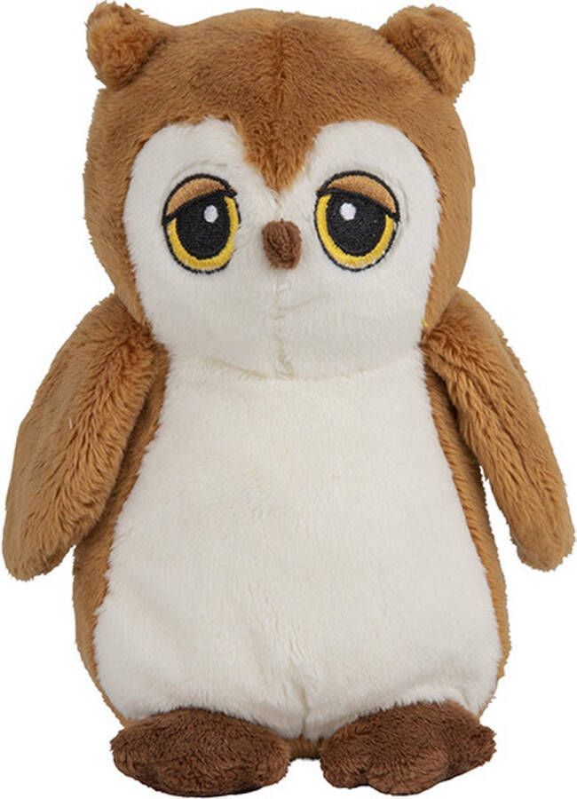 Nature planet Pluche knuffel uil van 20 cm Speelgoed knuffeldieren uilen vogels