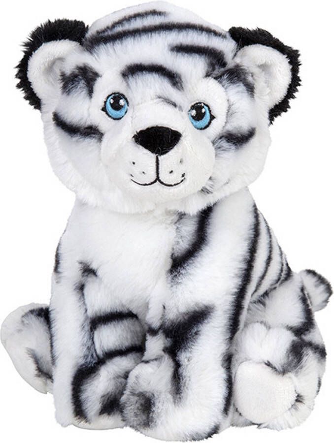 Nature planet Pluche knuffel witte tijger van 19 cm Speelgoed knuffeldieren tijgers