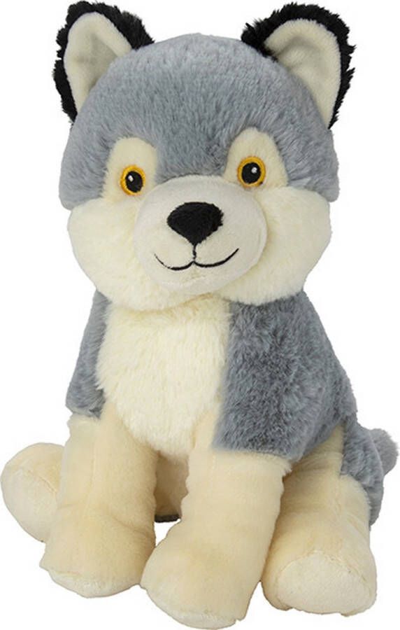 Nature planet Pluche knuffel wolf van 25 cm Speelgoed knuffeldieren wolven