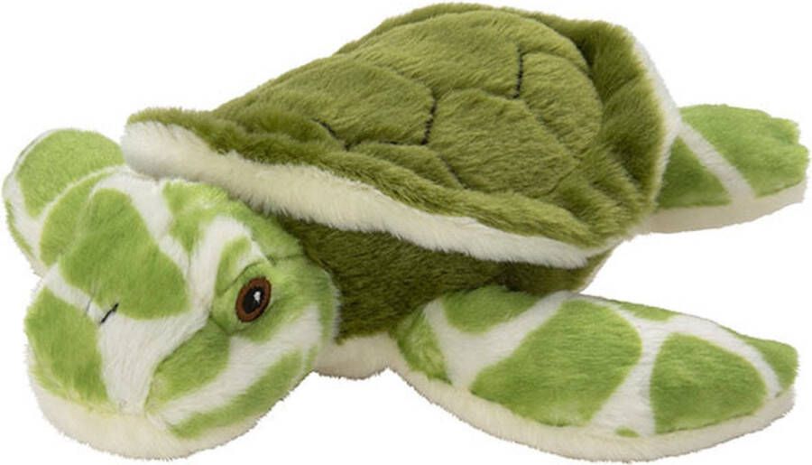 Nature planet Pluche knuffel zeeschildpad van 19 cm Speelgoed knuffeldieren