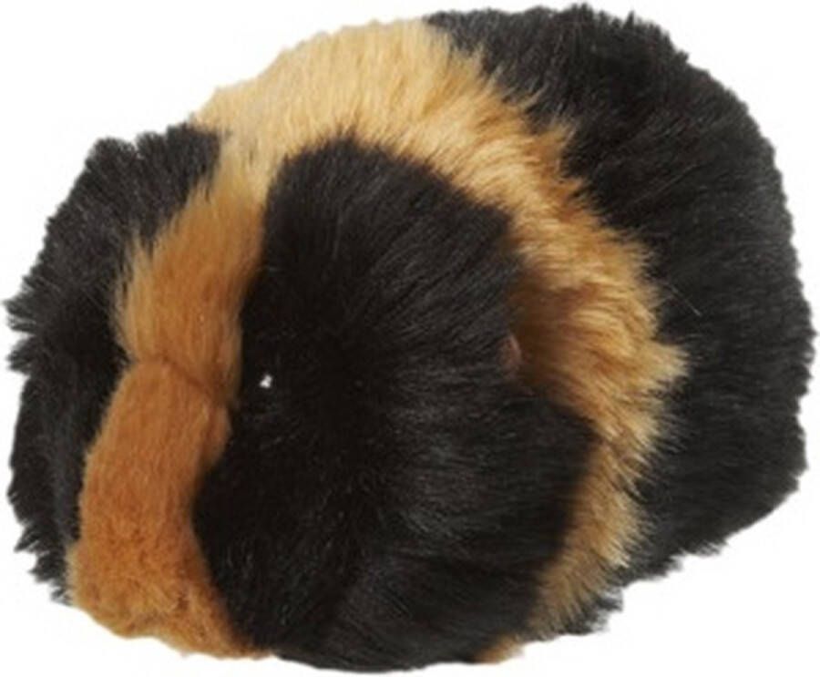 Nature planet pluche knuffeldier cavia bruin zwart 13 cm kleine knuffels