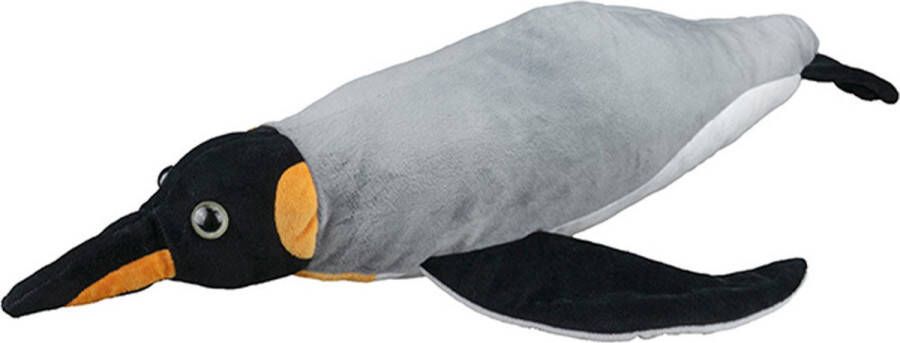 Nature planet pluche pinguin knuffeldier zwemmend 80 cm Hoge kwaliteit knuffels