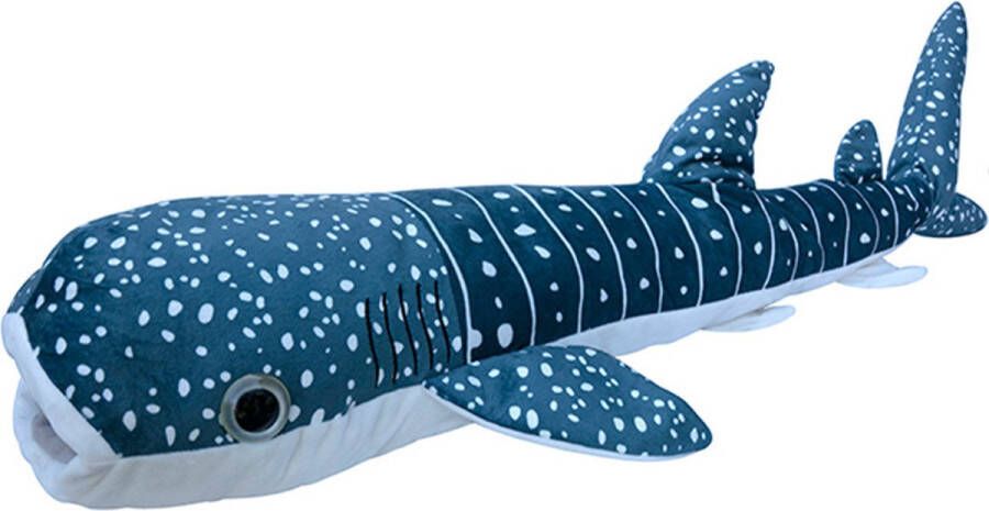 Nature planet pluche walvishaai knuffeldier zwemmend 112 cm Hoge kwaliteit knuffels