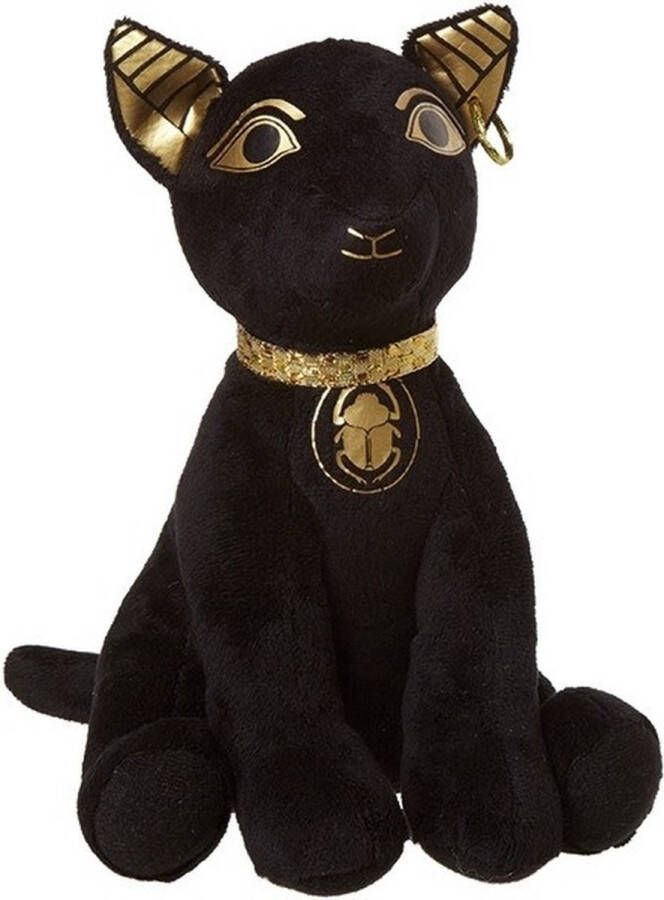 Nature planet Pluche zwarte bastet kat knuffel 20 cm Bastet katten Egyptische dieren knuffels Speelgoed voor baby kinderen