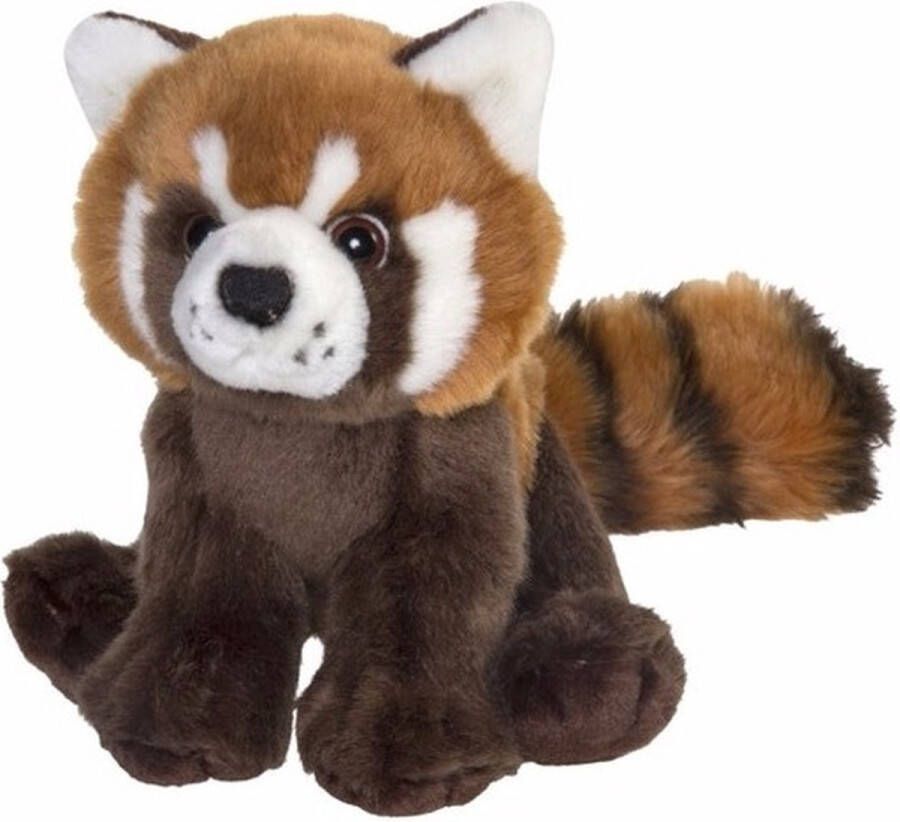 Nature Planet Pluche knuffel rode panda 18 cm Knuffeldier