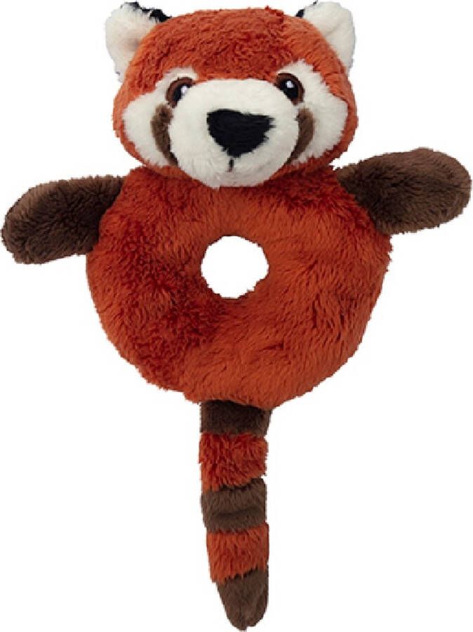 Nature planet Zachte rammelaar Rode Panda (100% Oeko-Tex gecertifieerd)