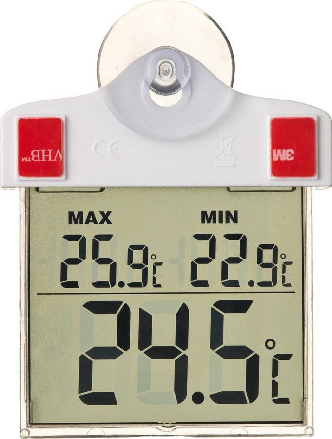 Nature Raamthermometer Min-Max digitaal thermometer - Foto 2