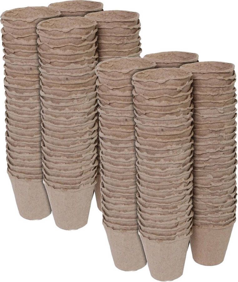 Nature Talen Tools Stekpotje kweekpot 192x stuks 6 cm turfpotjes