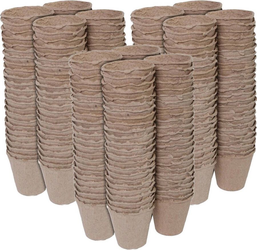 Nature Talen Tools Stekpotje kweekpot 288x stuks 6 cm turfpotjes
