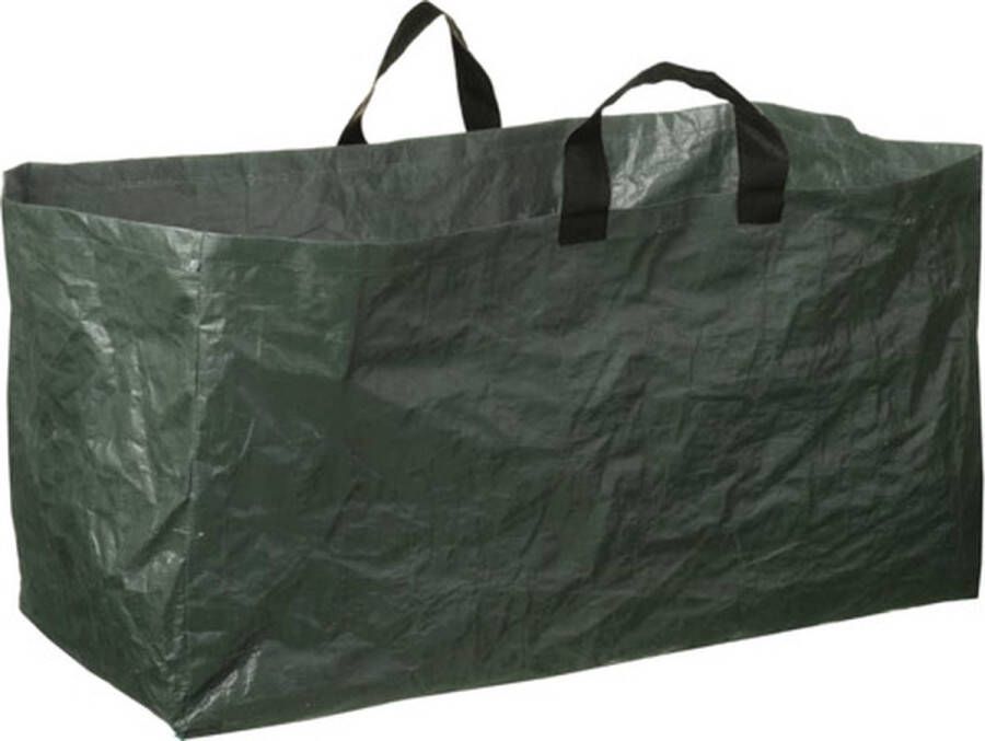 Merkloos 1x Groene Kofferbak Tuinafval afvalzakken 225 Liter Tuinafvalzak
