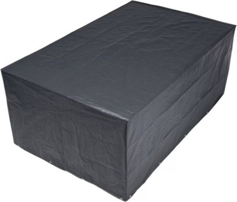 Nature Tuinmeubelhoes Voor Rechthoekige Tafels Pe 100 G m² Antraciet 225x143x90cm