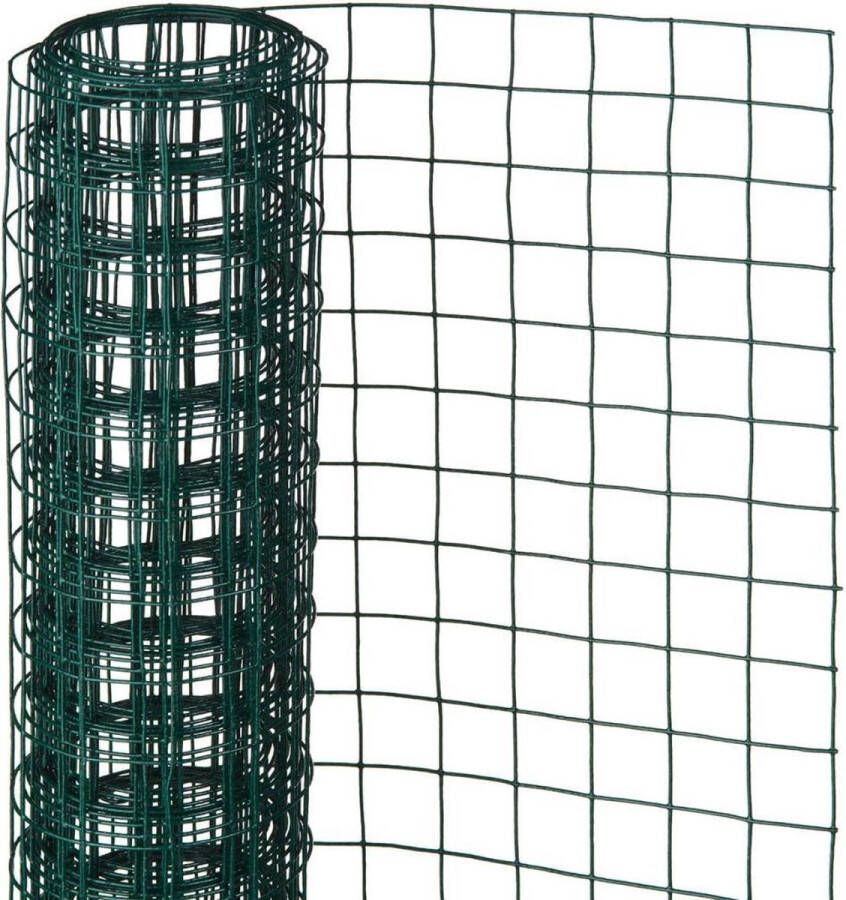 Nature Verzinkt staal gaas 0 5 x 5m Groen 13 x 13mm mazen