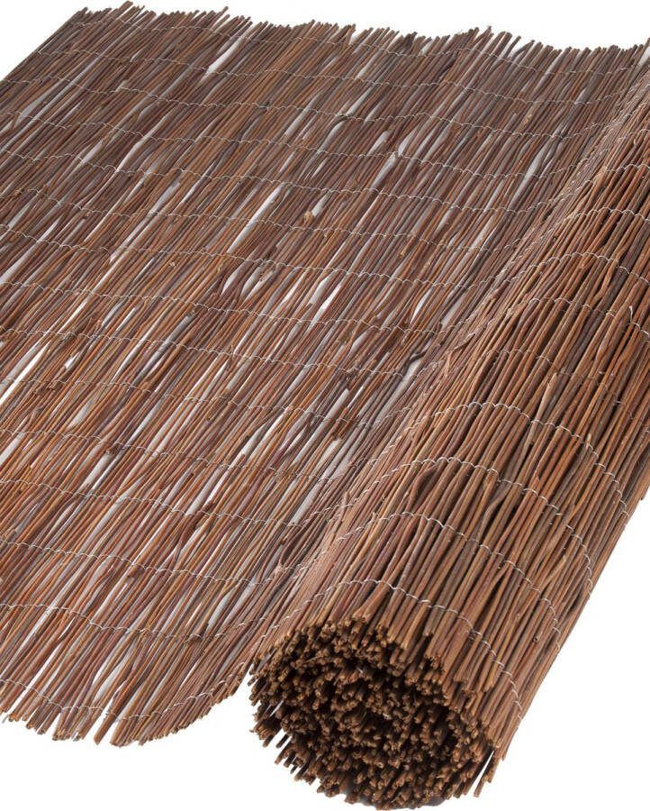 Nature Wilgenmat tuinscherm 1 x 3m afscherming