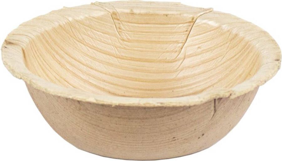 Natureko 1000 stuks Palmblad sausbakje 80ml 8 0cm Ø x 2 5cm