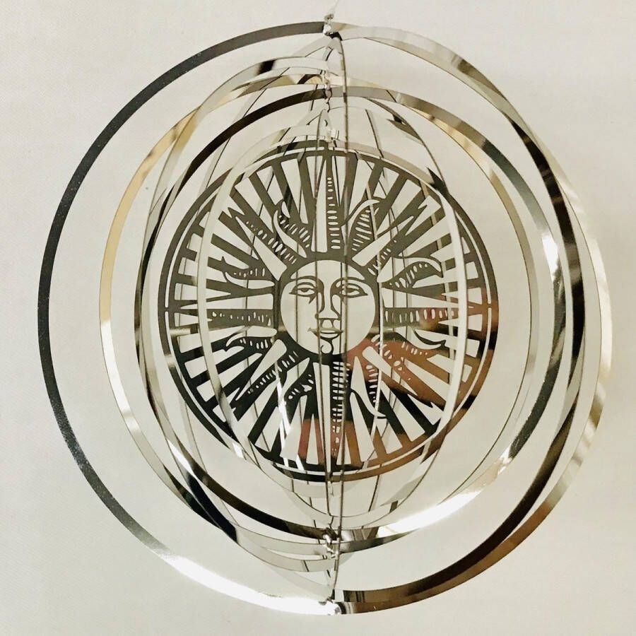 Nature's Melody Cosmo Spinner ca. 8 20 cm Sun Face zon gezicht windspinners