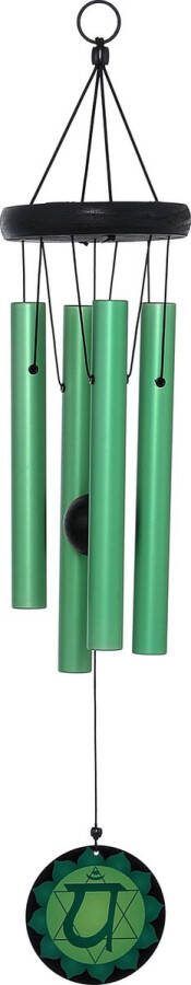 Nature's Melody Chakra Windgong Heart MDC24HE Groen 60 cm