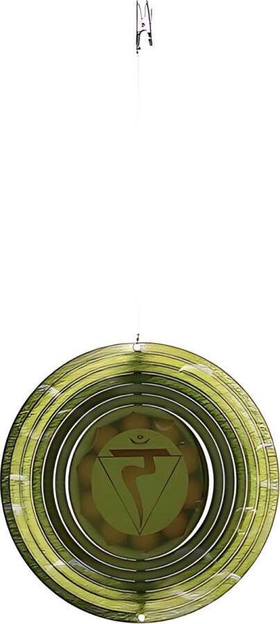 Nature's Melody Windspinner Chakra Solar Plexus Manipura CCS05SP 12 5 cm