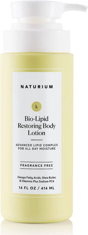 Naturium Bio-Lipid Herstellende Body Lotion Bodylotion Bodycrème Huidverzorging Shea Butter Vitamine B 414ml