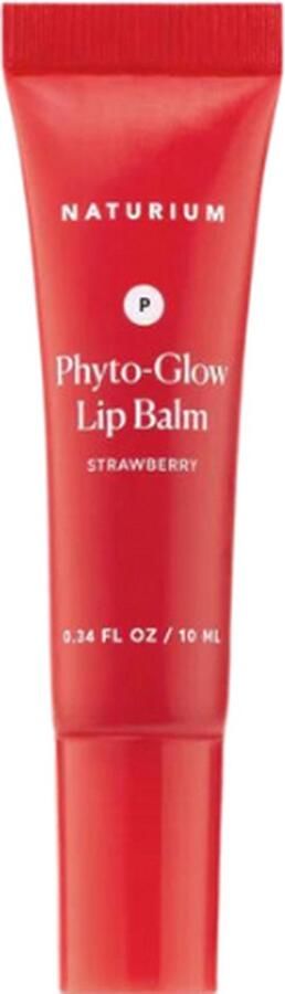 Naturium Phyto-Glow Lip Balm Hydraterende Lippenbalsem Lipverzorging The Fruity Collection Strawberry