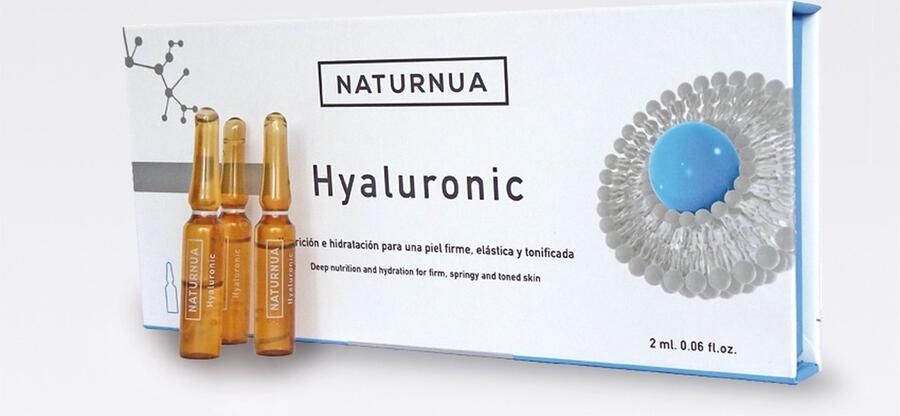 Naturnua Ruby Essentials Hyaluronzuur Serum Hyaluronzuur Gezichtsserum Gezichtsverzorging Anti Aging hyaluronic acid serum 10 capsules