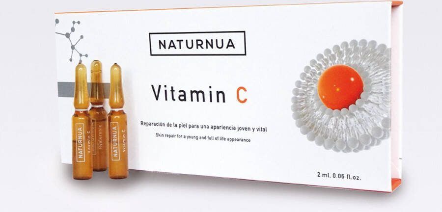 Naturnua Ruby Essentials Vitamine C Serum Vitamine C Druppels Gezichtsserum Vitamine C Anti Age Anti Rimpel 10 capsules