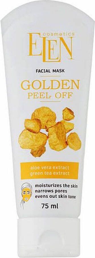 Naturpro Verhelderende Gouden gezichtsmasker peel-off groene thee en aloe vera hydrateerd 75ml