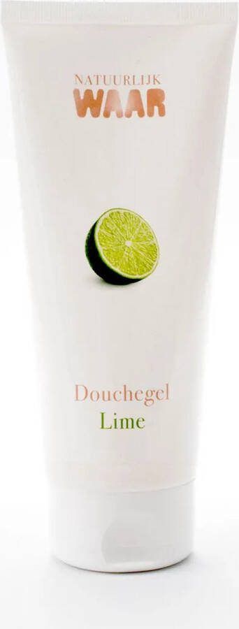 Natuurlijk WAAR Lime douchegel 200ml NatuurlijkWAAR