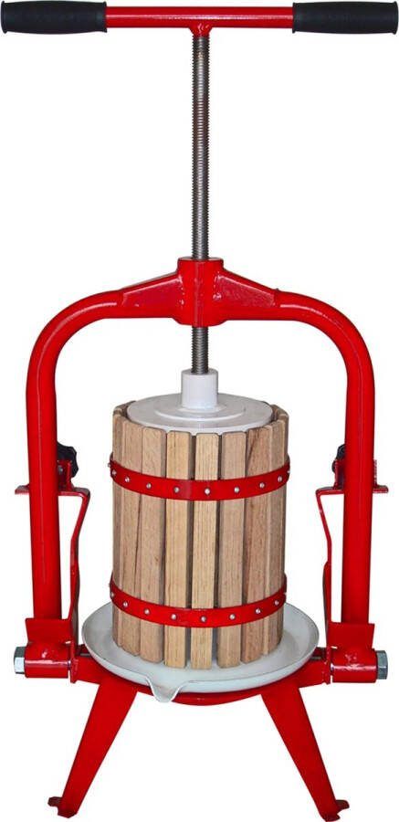 Natuurlijker leven Fruitpers 12 liter Wijnpers kantelbare fruitpers