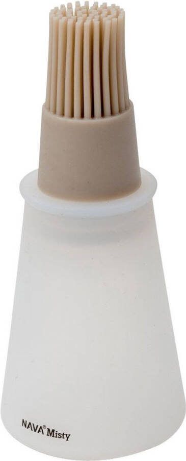Nava Bakkwast Silicone met Container MISTY Keukenkwast Bakborstel Kwast Grill Borstel Bbq Invetkwast
